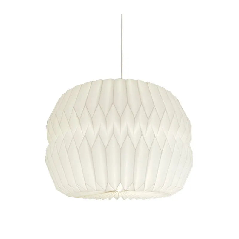 Folding Paper Lampshade Nordic Style White Origami Lampshade Decorative Paper Foldable Lampshade Light Cover Home Decoration
