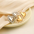 Dreamshow Imitation Pearl Heart Fashion Stud Earrings 18k Gold Plated Waterproof Stainless Steel Pearl Earrings MegaBDM