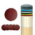 CUEELF New Arrival Brown Billiard Pool Cue Tip Pads Can Customized for Sale