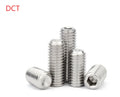 304 Stainless Steel Hexagon Socket Set Screws Cup Point Headless Grub Screws Sizes M3 M4 M5 M6 M8 M10 M12 mm