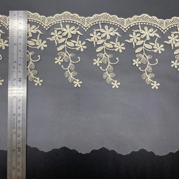 New Mesh Golden Lace Accessory Versatile Clothing and Accessories Fabric Elegant Home Accessories Fashionable Water-soluble