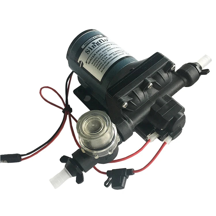 Singflo 4 Chamber Diaphragm Pump HY-304552T/R RV Pump Yacht  24V DC 3.0GPM 11.5LPM 55PSI for Motorhomes Caravans