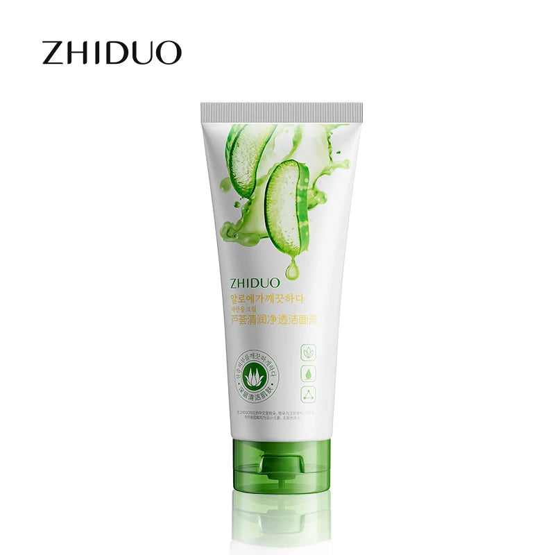 ZHIDUO OEM Natural Skin Care Face Wash Organic Whitening Private Label Cream Natural Skin Care Face Wash Facial Cleanser