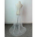 Vintage Pearl Lace Chapel Train Elegant Tulle Wedding Veils Accessories Bridal Tulle Veils