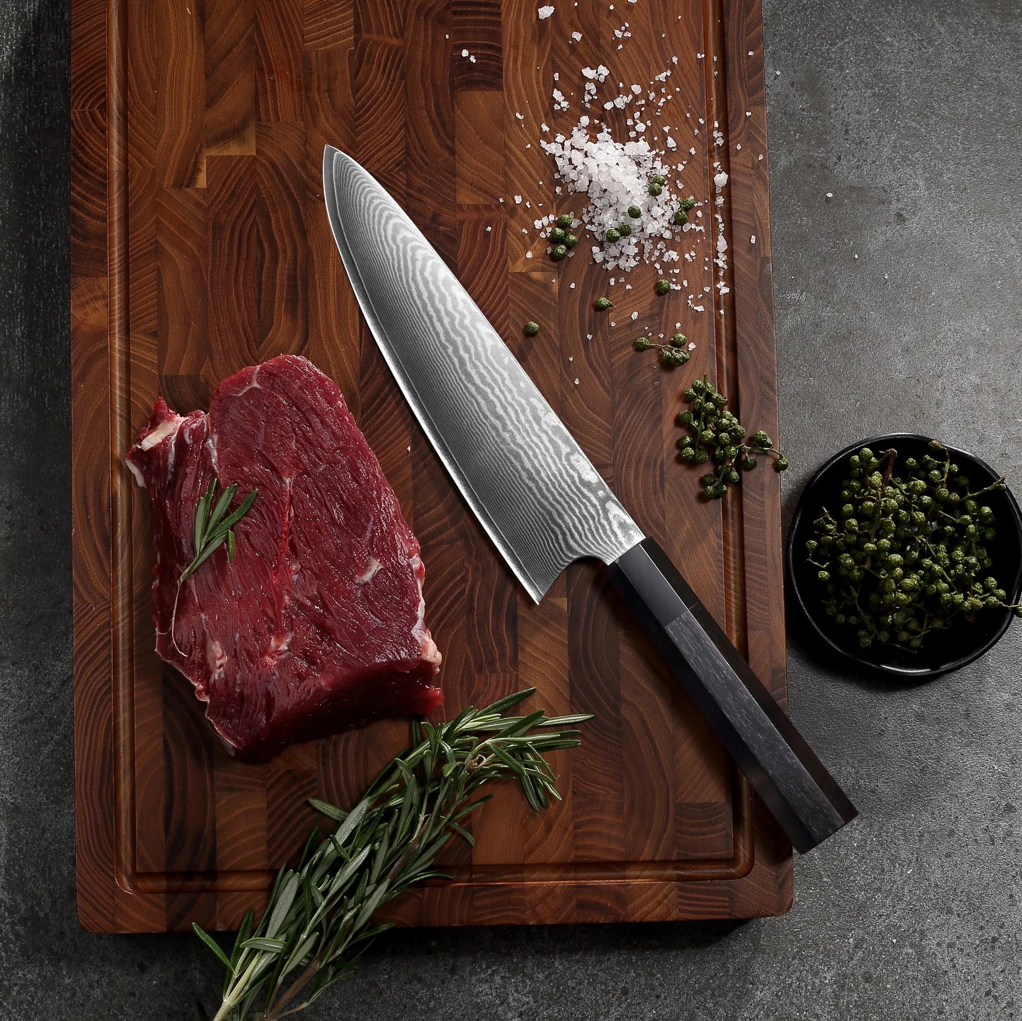 New 8 Inch Chef Kitchen Knife Damascus Steel 67 Layers of Damascus Steel Classic Japanese Style 10cr Core Knives Knife