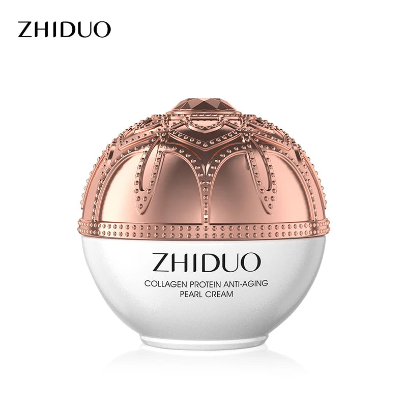 OEM ODM Private Label ZHIDUO Face Whitening Fullerene Anti Wrinkle Anti Aging Deep Moisturizing Face Cream