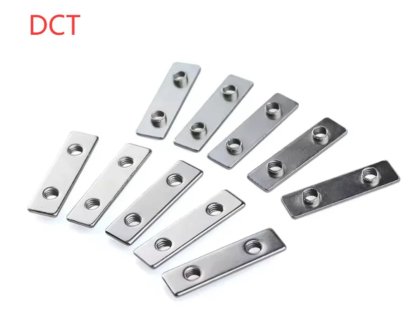 M5 T-Nut Carbon Steel Double T-nut for  V-Slot/T-Slot Aluminum Nut Linear Rails 3D Printer Accessories