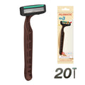 Pack of 20 Filomatic "FILO3" razor blades in various colors