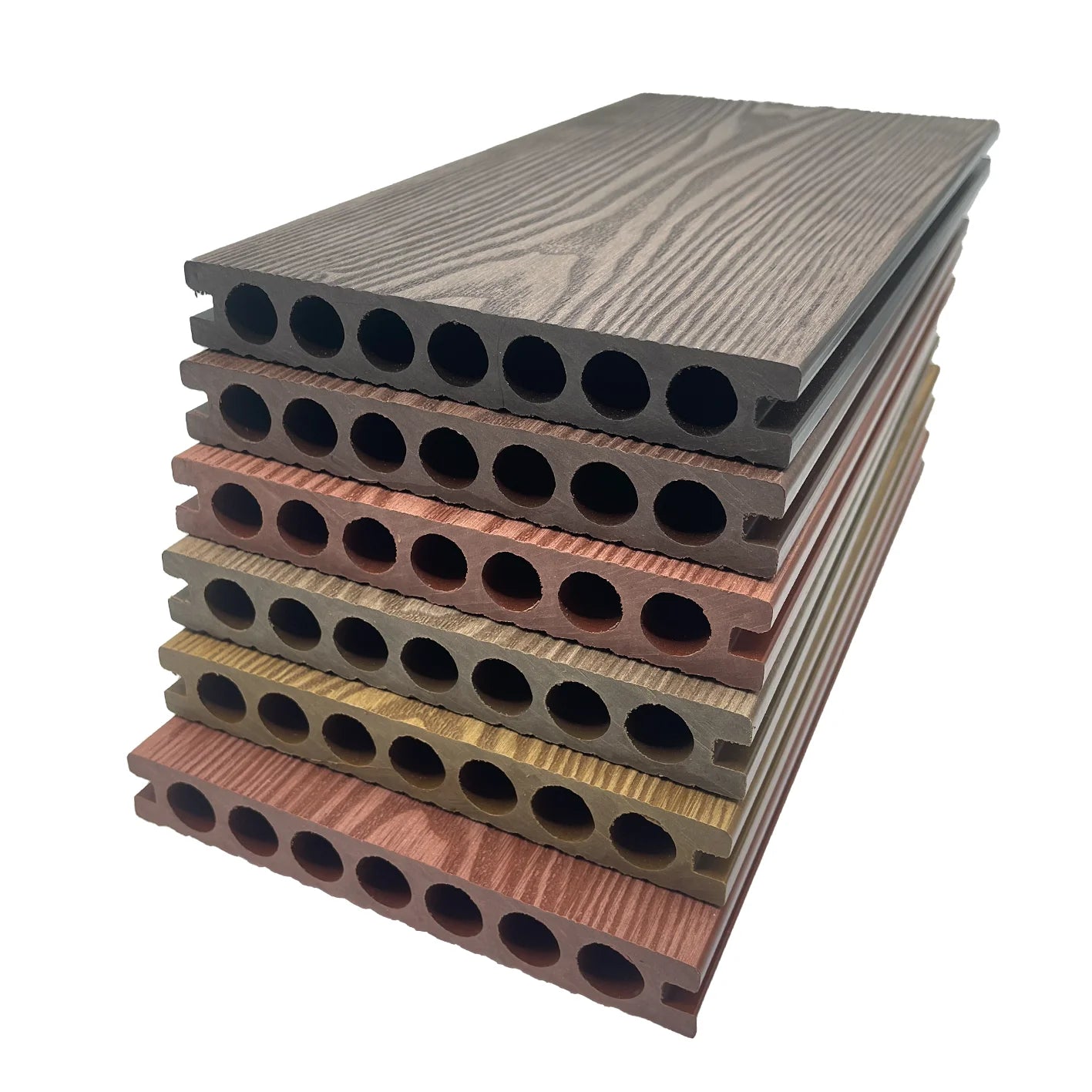 Modern Contemporary Design WPC Composite Eco-Friendly Interlocking Waterproof Floor Trim Panel Durable Outdoor Living Room Park