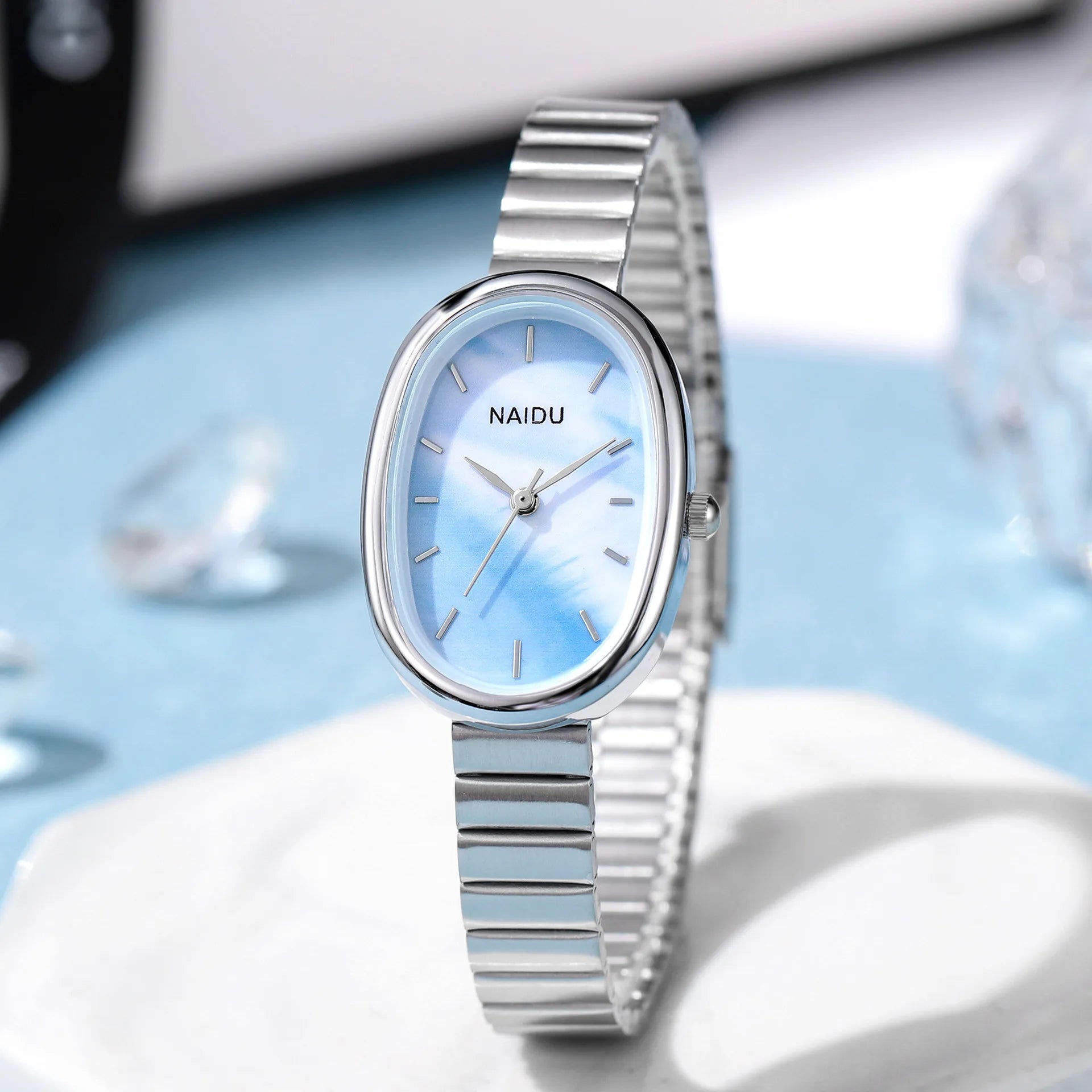 Fenyi Wholesale New Best-selling Versatile Fashion Retro Simple Girl Ladies Glass Alloy Stainless Steel Quartz Watch for Women