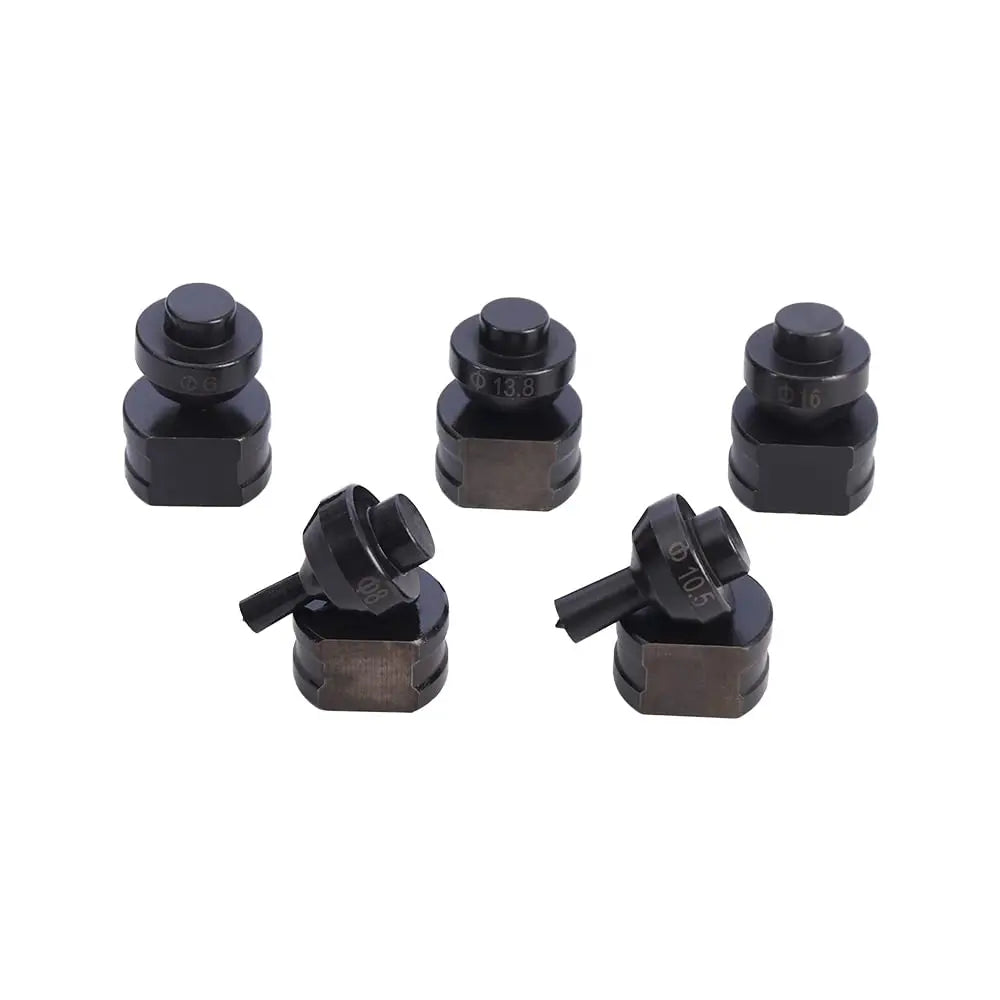 Alloy Steel 14mm Round Hole Punch Die for Hydraulic Punching Machine CH-60L Smooth Edges Open BusbarCopper Stainless Steel Sheet