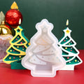 Christmas Tree Shaped Fondant Cute Tree Shaped Chocolate Mold Use for Christmas Tree Fondant Baking Cookies Sugar Crafts Cakes