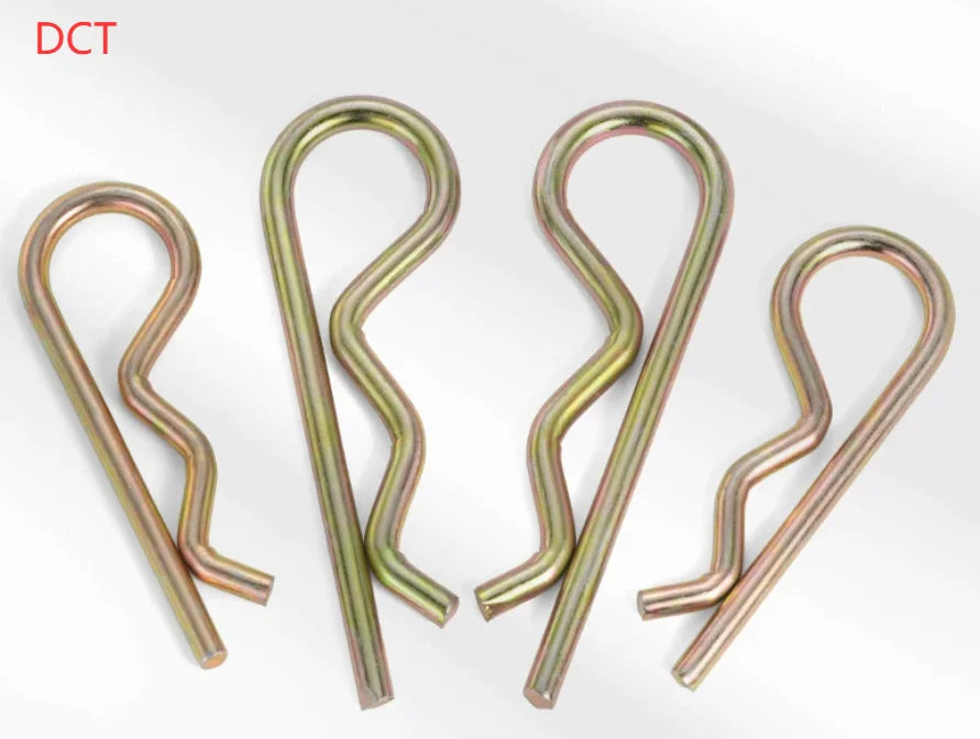 B-type Pin Type B Pin Zinc-plated Locking Pin Spring Steel Cotter Pin Wave Pin R-type Pin Hairpin Clip