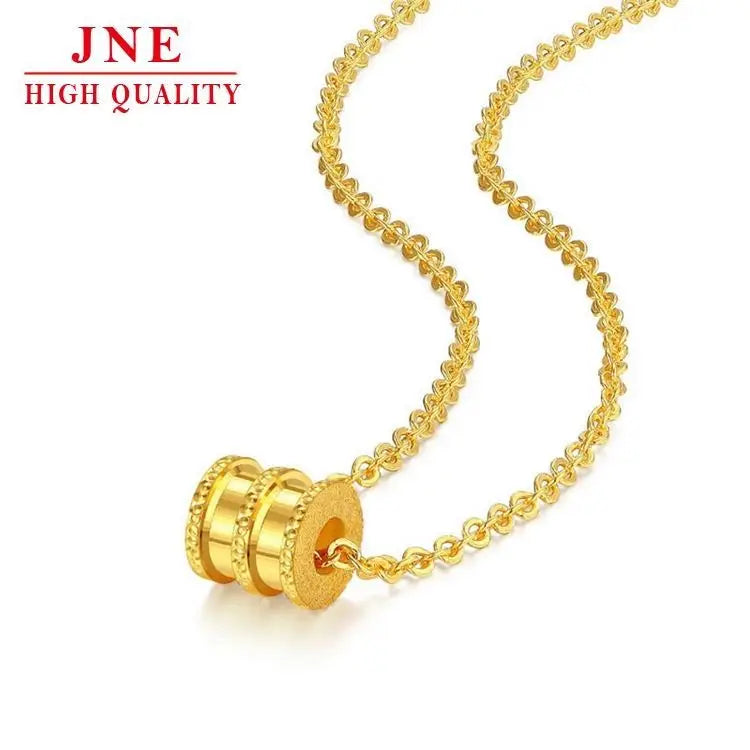 Vietnam Gold Small Waist Pendant Necklace Brass Gold-plated Women's Fashion Short Necklace Pendant Gift Accessories
