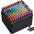 Factory Cheapest Dual Tip Alcohol Based Ink Markers Pen Set for Artist Sketching 24 36 48 50 60 80 120 168 262 Colors