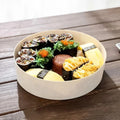 Japanese Style Square Recyclable Bio-degradable Lunch Folders for Seafood Sashimi Sushi Custom Take-Away Container Embossed Matt