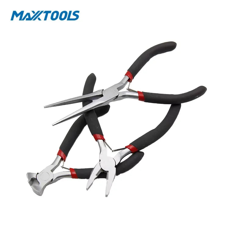 4.5 Inch Mini End Cutting Pliers Precision Wire Cutter Carbon Steel Nipper for Jewelry Electronics DIY Industrial Use