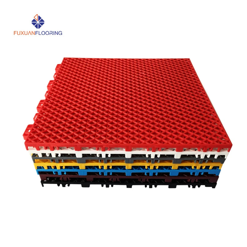 Anti-skidding Portable Environmental Various Colors 20x25 Feet Backyard  Basketball Court Floor
