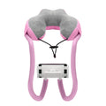 New Memory Foam Neck Pillow Mobile Phone Holder Hanging Neck Style Foldable Travel Neck Pillow