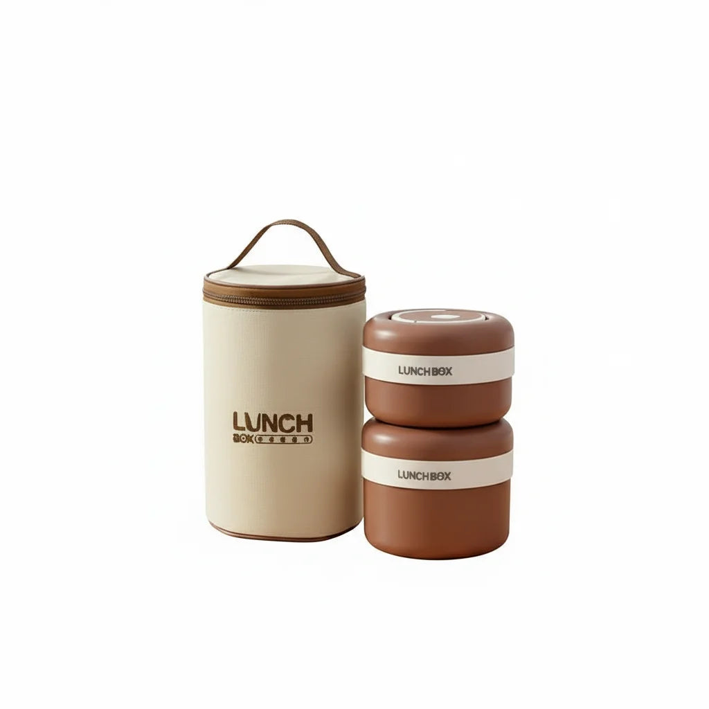 High Quality 316 Stainless Steel Portable Heatable Microwavable Kid Bento Box Warm Food Flask Leak-Proof Food