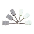 Boasta Tungsten Steel Wire Drawing Pins 2.3mm Shank 0.15-0.25mm Grit Tapered Cylindrical Heads for Precision Grinding Polishing