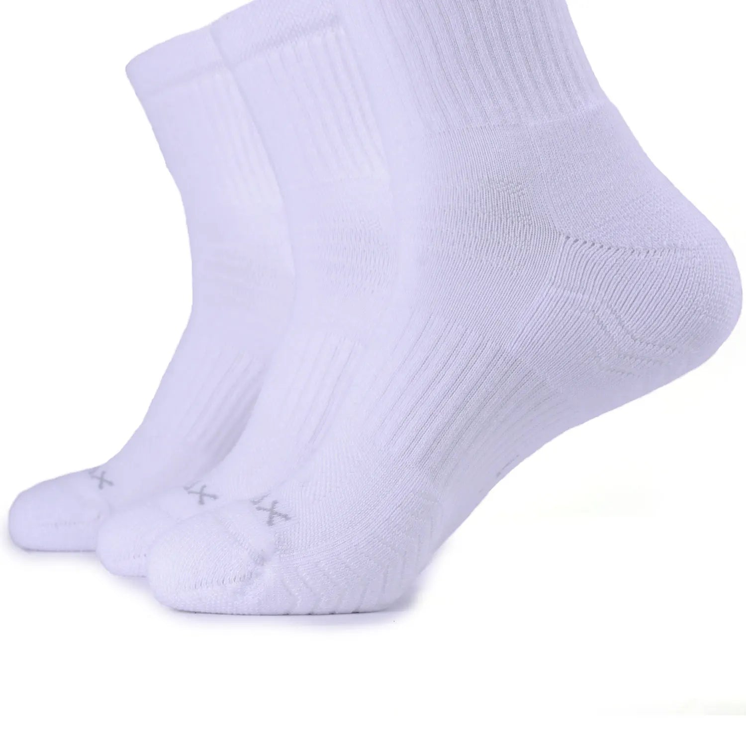 Men's & Women's Ankle Sports Socks Three Pair Bundle with Digital Printing Breathable & Anti-Slip Design