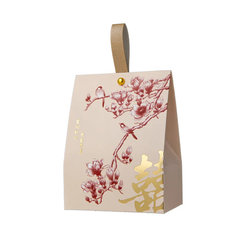 JUXINDA New Style Wedding Candy Boxes Favors Return Gifts Engagement Gifts Wedding Packaging Candy Bags - High-End Niche Brand