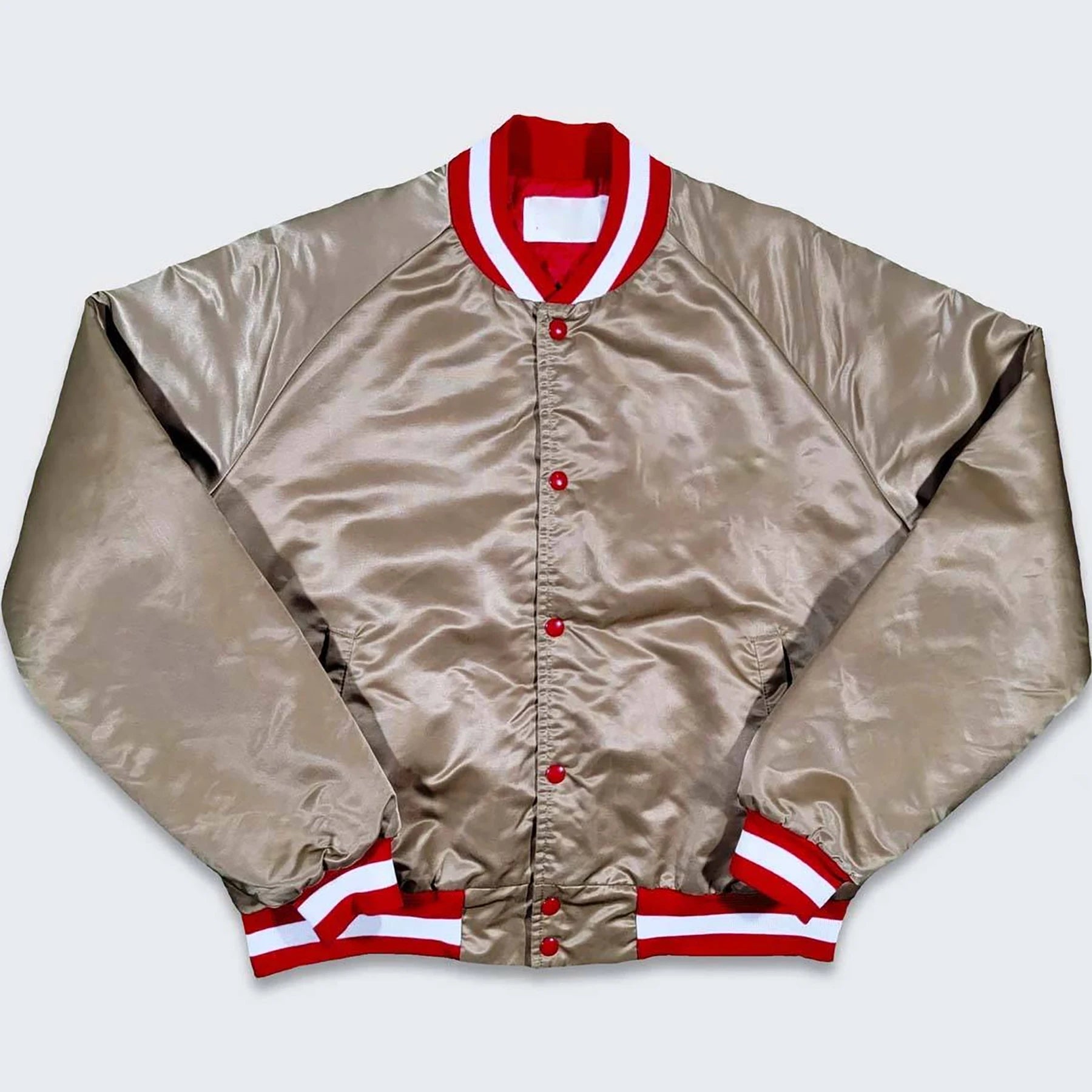 OEM Custom Men's Waterproof Breathable Quick Dry Varsity Jacket with Front Logo Polyester Lined Embroidery Letterman Sleeves