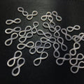 SP4239 Hot Fashion White Shell MOP Infinity Charm Connectors for Bracelet Jewelry Making