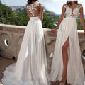 Glitter Wedding Dresses Puff Sleeve Appliques Lace 3d Flowers Off Shoulder Tulle Boho Bride Gown 2021 Vestidos De Novia