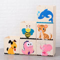 Foldable Animal Toy Storage Box Oxford Cube Chest Basket Organizer Toys Storage Organizer for Kids MegaBDM