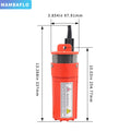 7LPM Flow Rate Agriculture Irrigation 24v Dc Submersible Deep Well Solar Water Pump 100M Lift 30M Diving Depth Borehole Pump