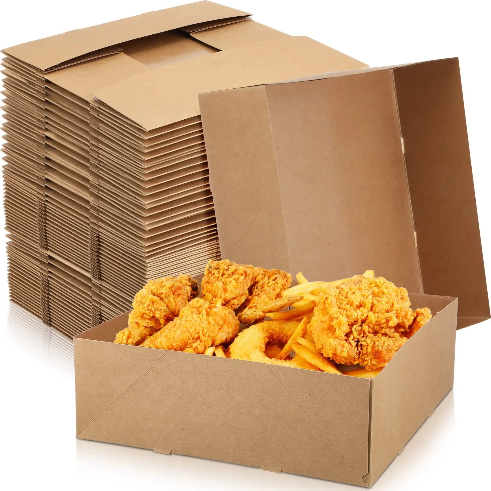 RUNPACK Biodegradable Lunch Box Eco-friendly Biodegradable Different Size Wholesale Low Price Excellent Quality Boxes for Food