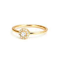 Low MOQ Wholesale Women Jewelry 18k Gold Plated 925 Sterling Silver Moissanite Rings