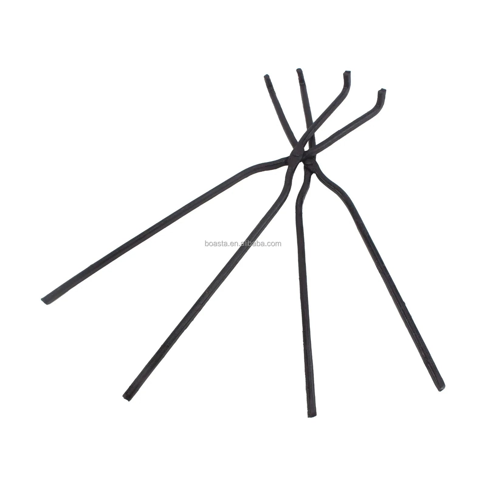 Boasta Long Curved-Nose Crucible Tongs Jewelry Melting High-Temperature Forging Steel Tongs for Crucibles 450/500mm Making Tool