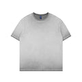 MOQ:1pcs 290gsm High Quality Acid Wash Dtg Print Cotton Vintage Logo Tee Mens Clothing Graphic Oversized Tshirt Custom T Shirt