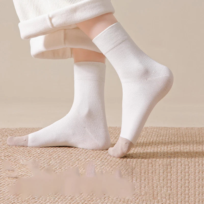Wholesale Autumn Winter Thick Warm Socks Women Crew Socks Casual Soft Breathable Socks