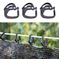 Plastic Sunshade Net Hooks Portable Shading Cloth Fixing Clips Shade Net Clips for Garden Greenhouse Outdoor Use MegaBDM