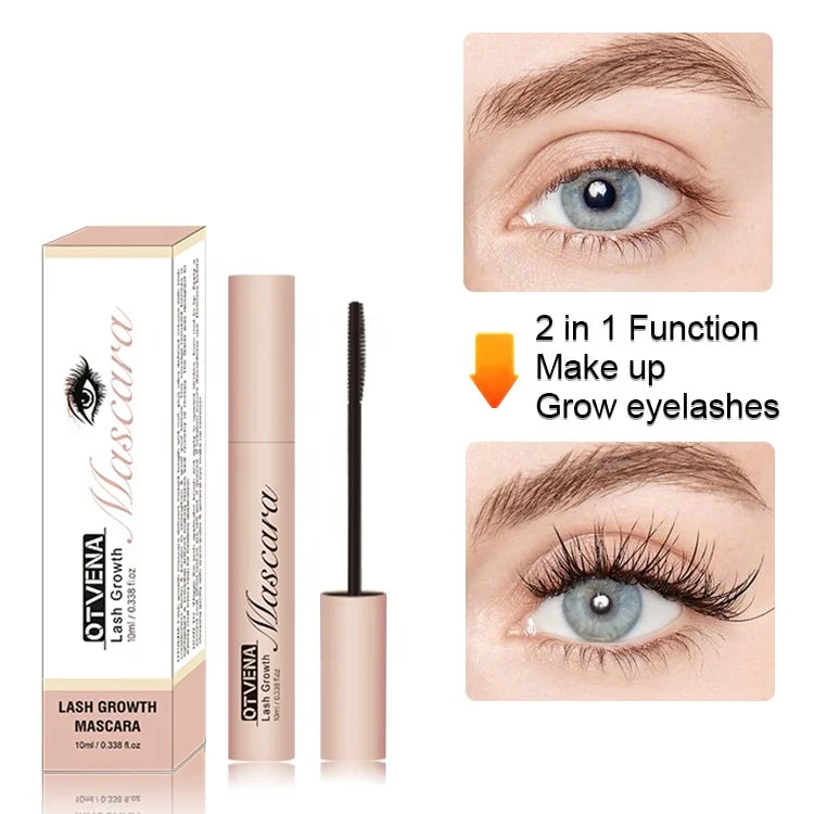 OTVENA Eyelashes Enhancer Serum Black 2 in 1 Function Makeup Mascara Waterproof