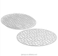 Judaica Jewish  Rosh Hashanah Tablescape Placemats Silver Gold Round Lucite Chargers