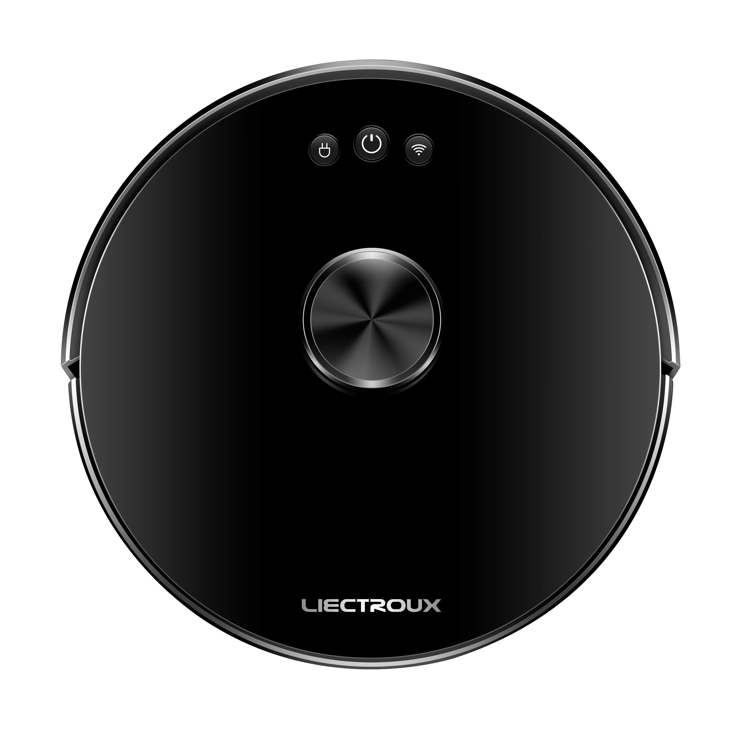 LIECTROUX XR500 Cleaning Robot Vacuum Sweeping Robot with  Laser Navigation and Storage of 5 Multiful-floor Maps