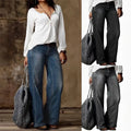 2026 Cross-Border Original European & American Vintage Casual Straight Wide-Leg Women's Hot-Selling Jeans