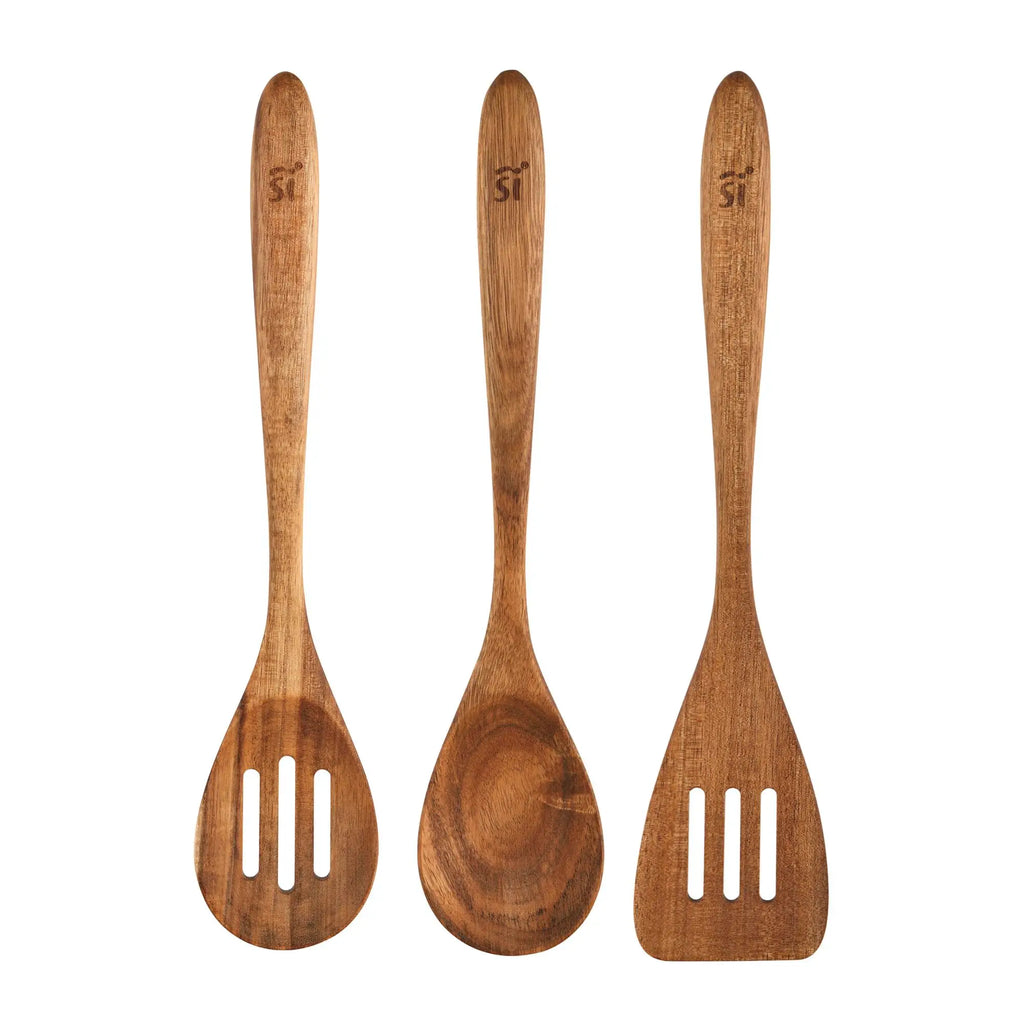 NOIA San Ignacio Acacia Wood Kitchen Utensil Set of 3
