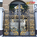 Explore Stunning Eco-Friendly Iron Gate Designs 3D Modeling Pictures Add Style Security Your Property 7 Feet Height