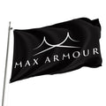 High Quality Customized 3*5ft Black Flag with Logo Double Sided Digital Printing Custom Print Black Flag