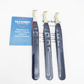 Professional 90 Degree Volume Boot Eyelash Extensions Tweezers Sustainable Stainless Steel with Pointed Tip