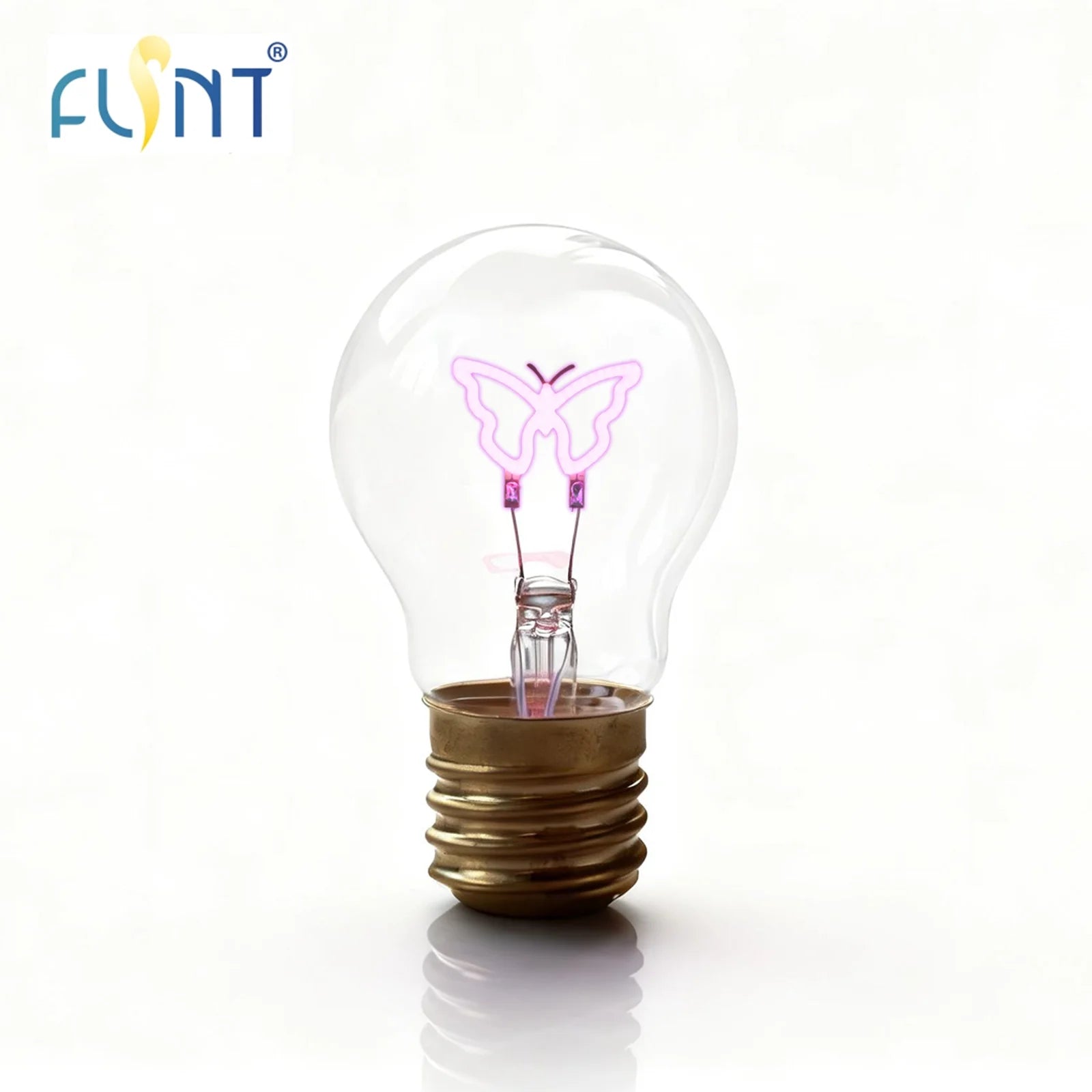 Factory Price Edison Type Heart Love Rainbow LED Bulb Battery Powered & Rechargeable USB Light for Decorative Purposes Gift Bulb
