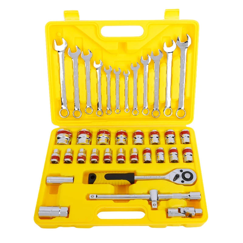 Oem Copas Rachet 46 Piezas Juegos Completo Para Mechanics Completos Con Todo Y Caj N Mechanics Profesional Juego Kit De Herramie