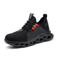 New Men Anti-slip Anti-puncture Construction Safety Shoes Lightweight Steel Toe Cap Work Shoes for Restaurant