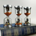Creative Home Office Table Decor Collectible Figurine Hourglass With Little Dragon Figurine Resin Dragon Sand Timer Statue